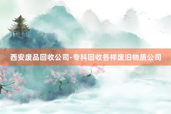 西安废品回收公司-专科回收各样废旧物质公司